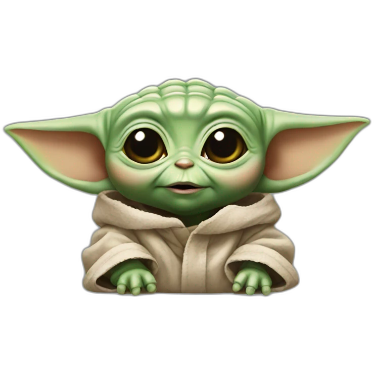 Baby yoda realistic emoji