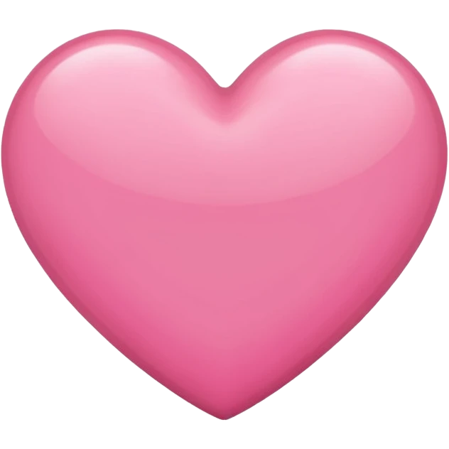 pink heart iPhone emoji style emoji