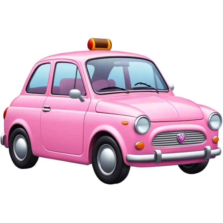 Pink car emoji