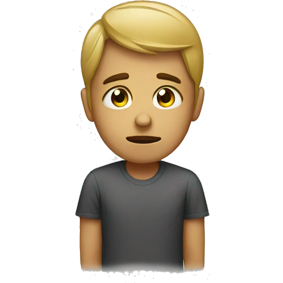 sad student emoji