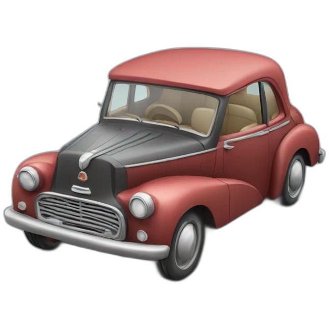 3d old car emoji