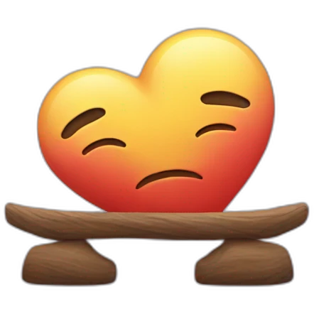 Balance of heart emoji