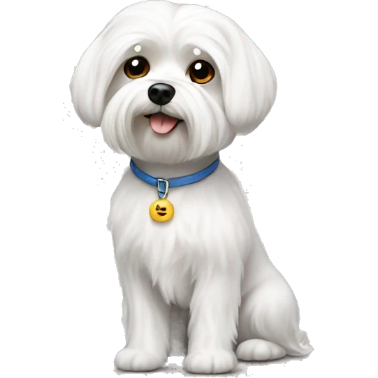 maltese more short hair emoji