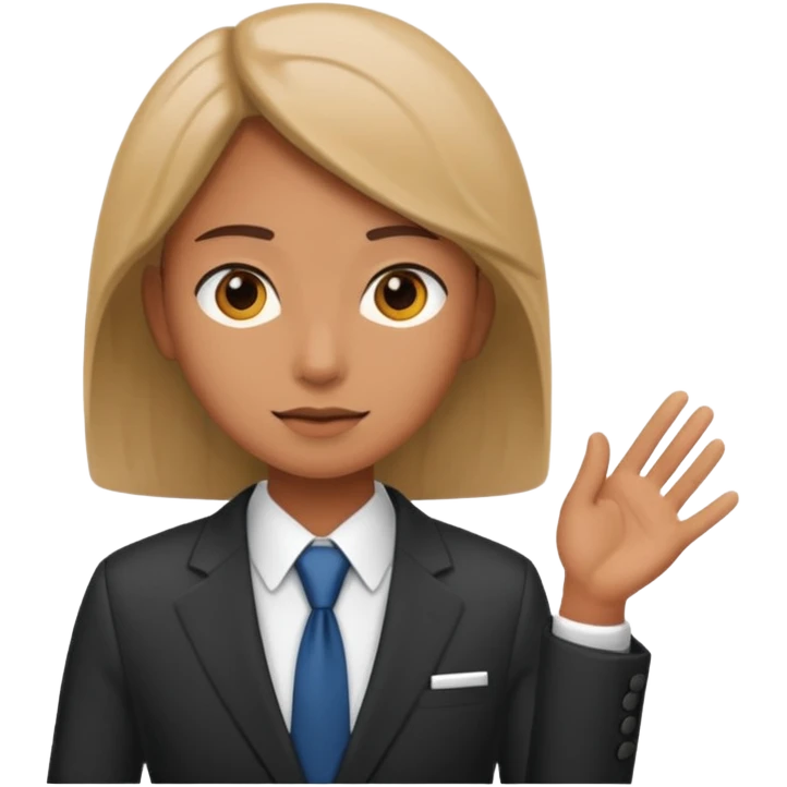 Report to the supervisor emoji