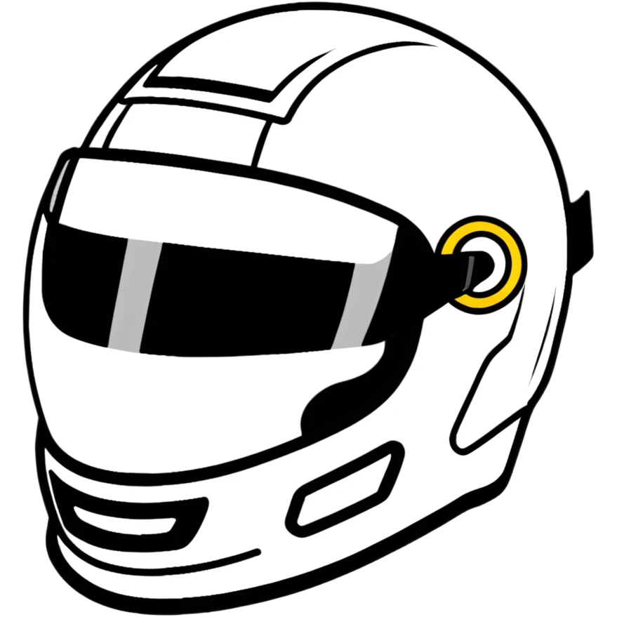 racing driver helmet emoji