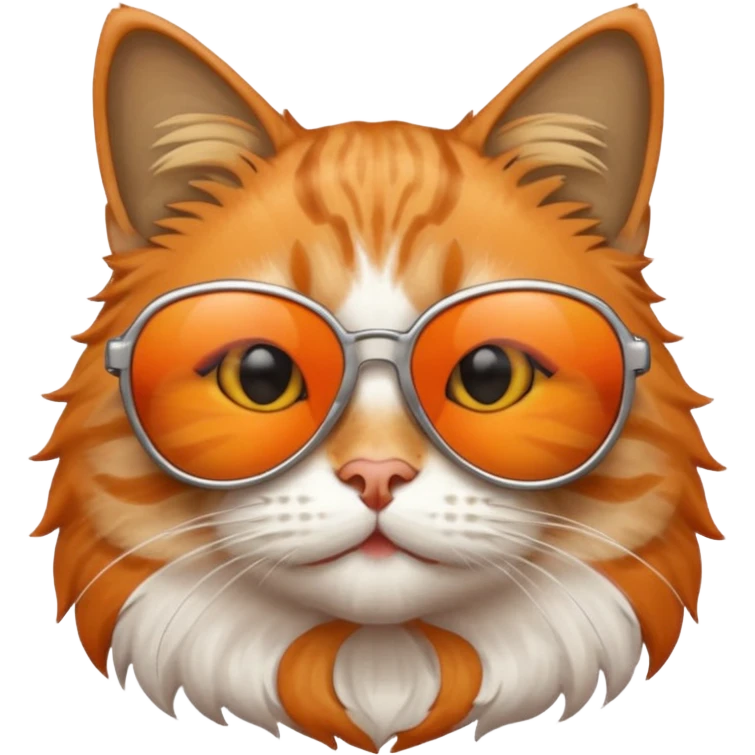 Cat wearing sunglasses emoji