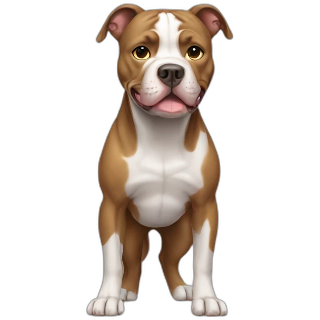 Pitbull Dog Full Body emoji