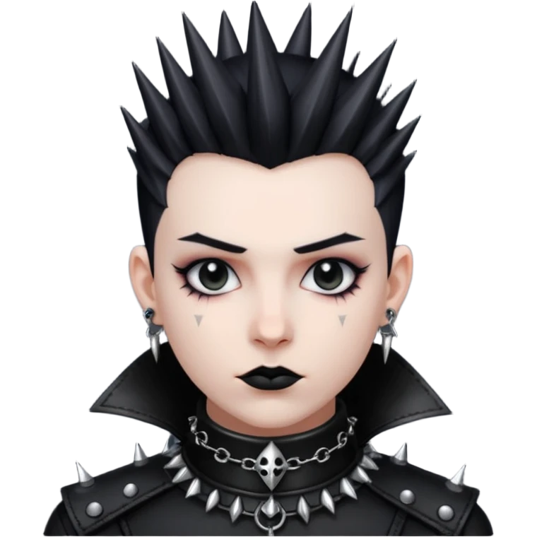 goth spiked collar emoji
