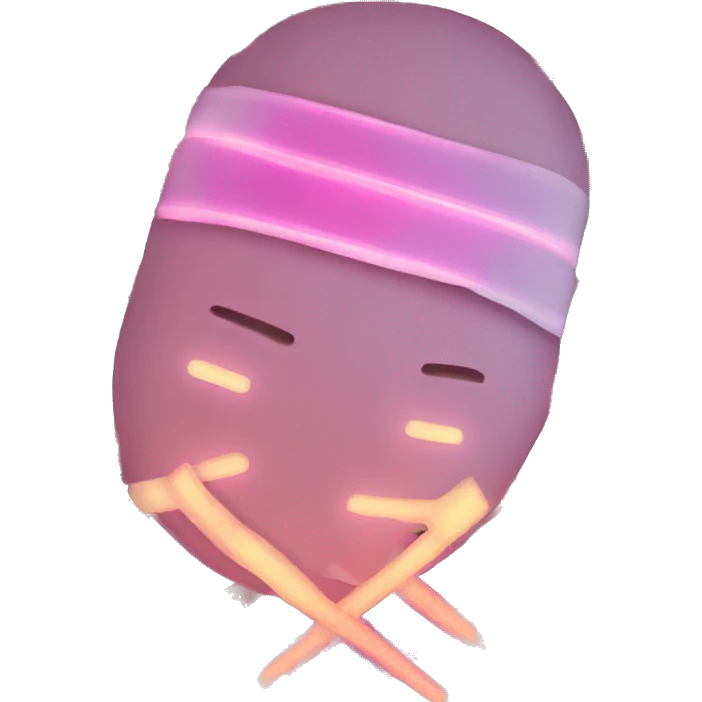 bandage with glowing neon emoji