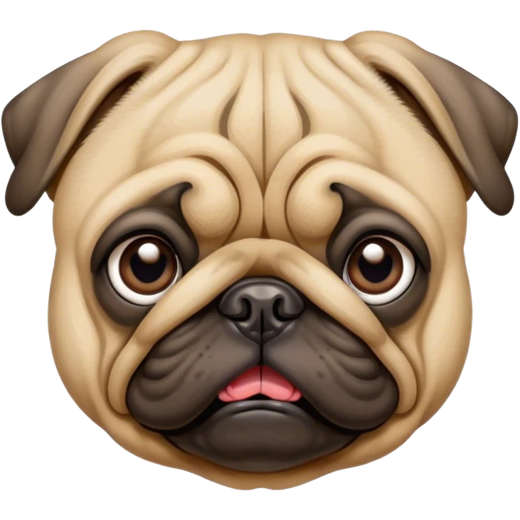 Pug dog  emoji
