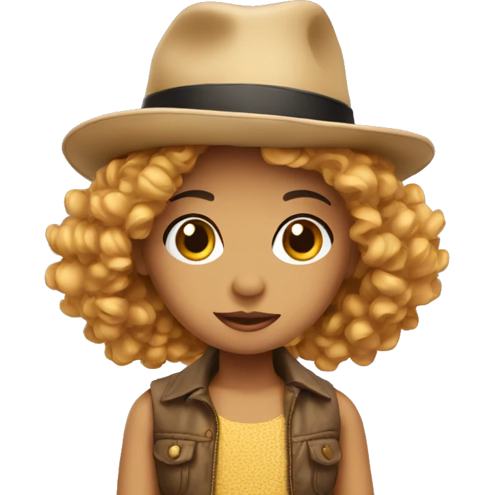 doll with a hat emoji