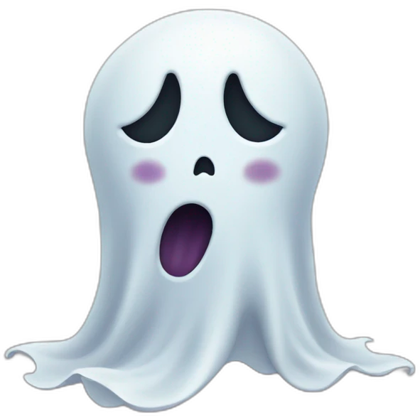 halloween cute ghost emoji