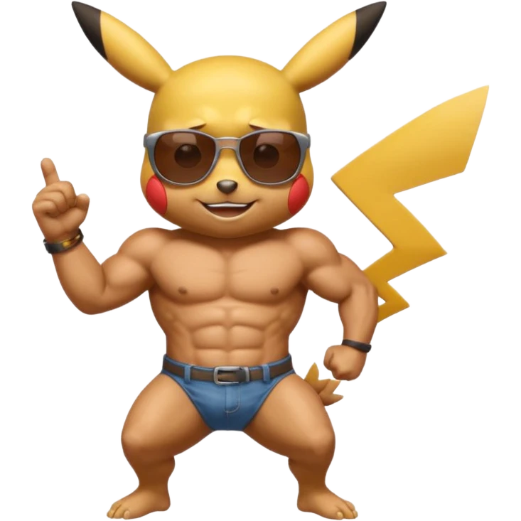 GigaChad picachu emoji