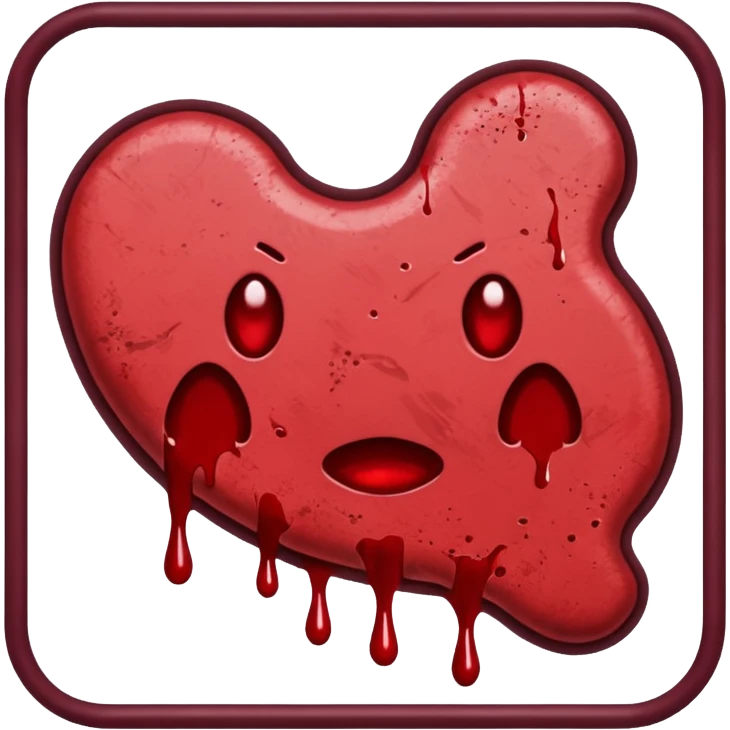 Period pad blood on it emoji