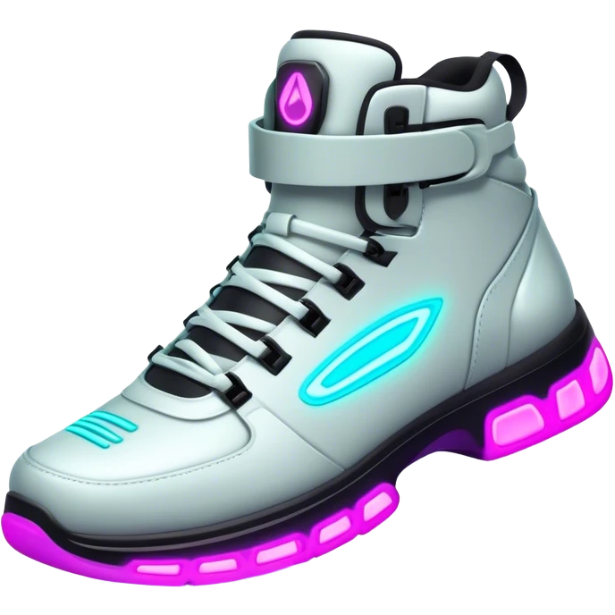 neon cyberpunk style shoes emoji