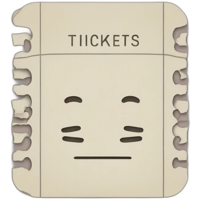 tickets emoji