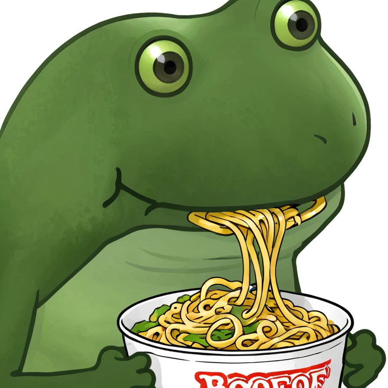 bufo eating noodles emoji
