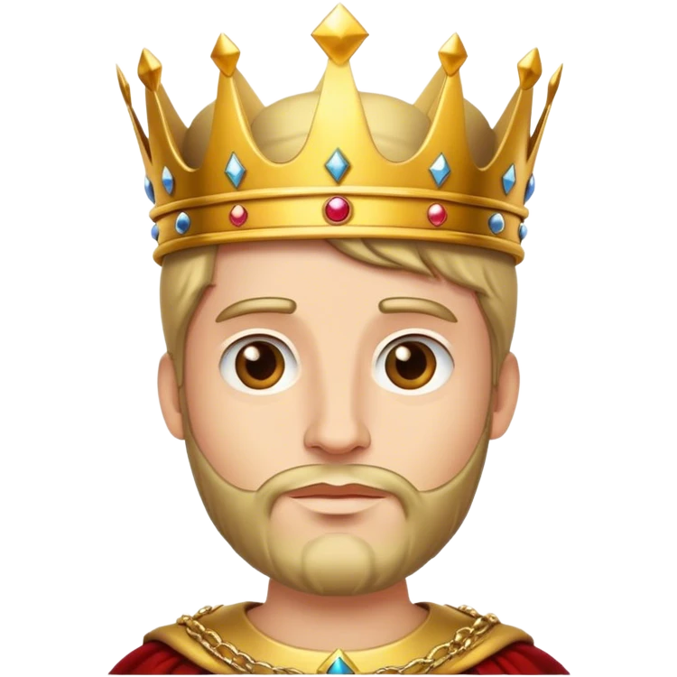 king gold crown emoji