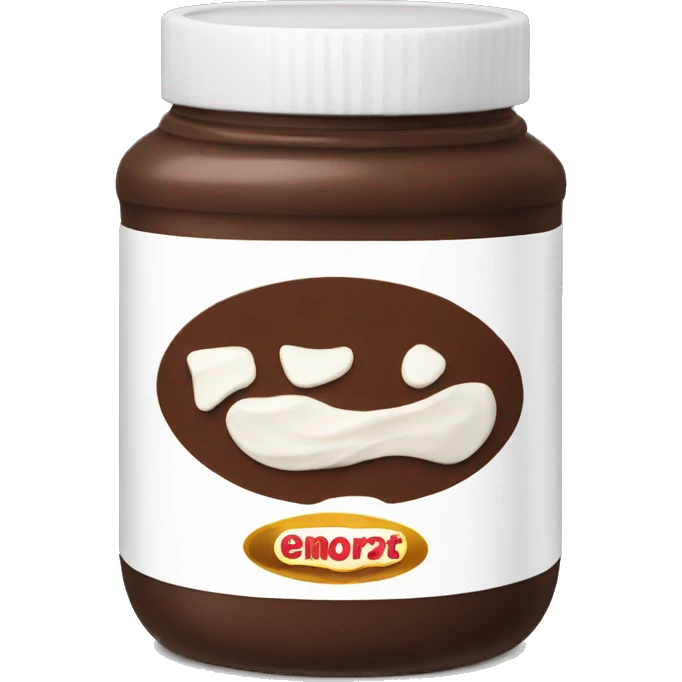 Jar of chocolate spread emoji