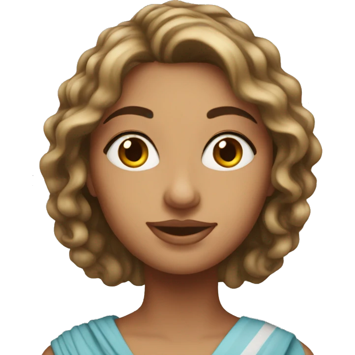 a beautiful greek woman  emoji