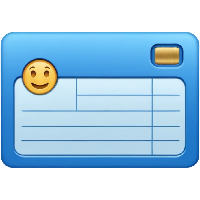 Library card
 emoji