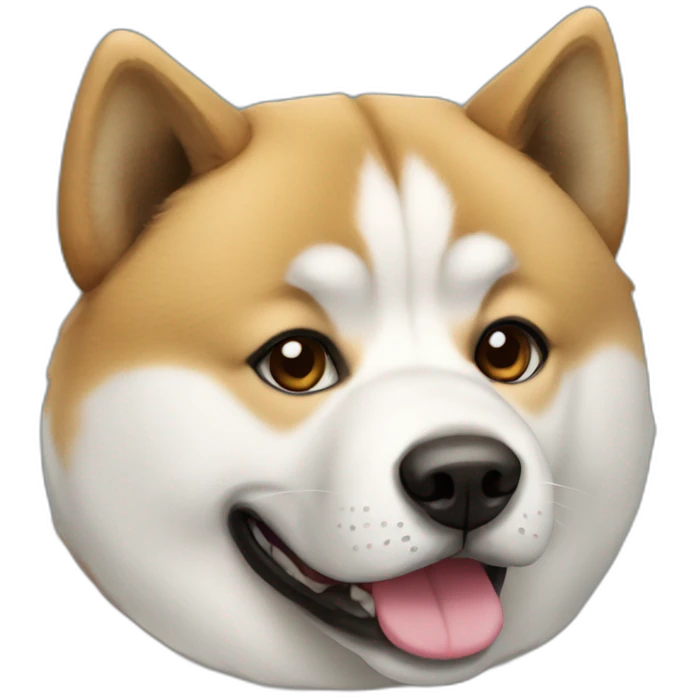 Akita dog emoji