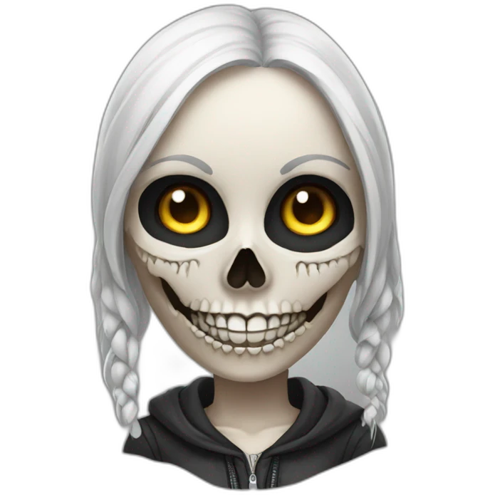 Skull girl emoji