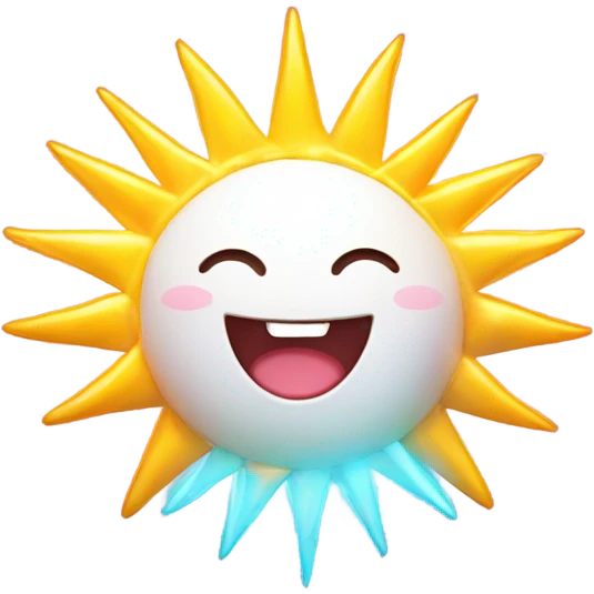 Hello kitty sun emoji