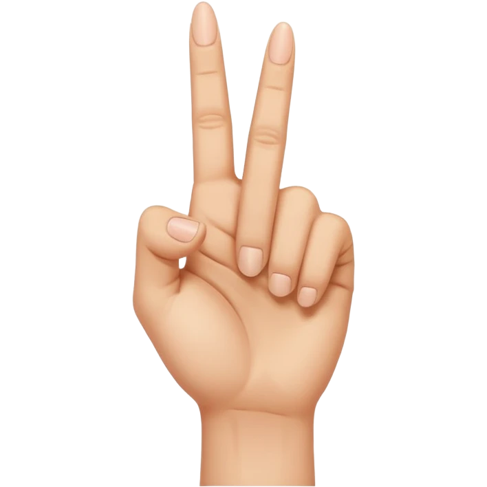 Regular leg with hand middle finger emoji