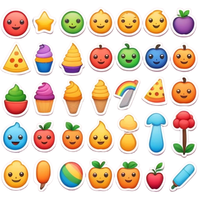 Создай стикеры для телеграмм emoji