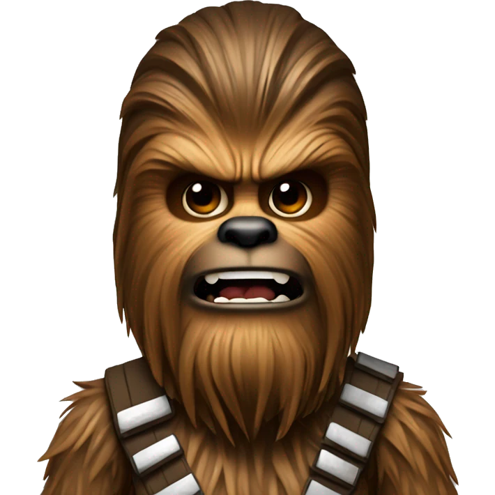 Chewbacca shoked emoji