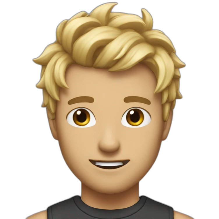 fuck my shit up guy bad haircut emoji