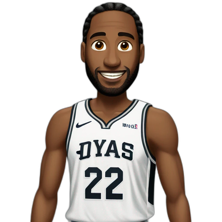 kawhi leonard playing basketball emoji