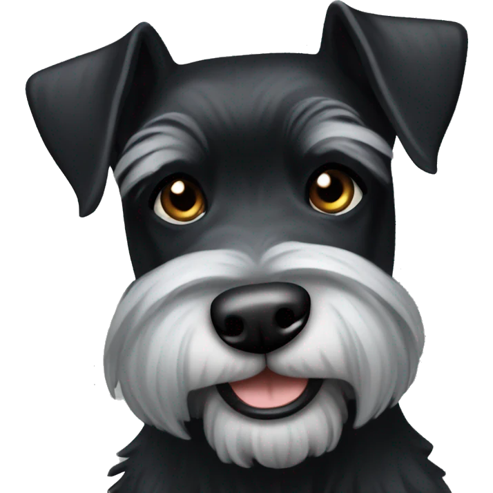 black schnauzer emoji