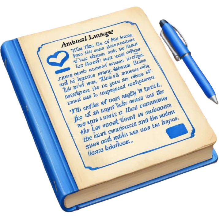 A English language textbook emoji