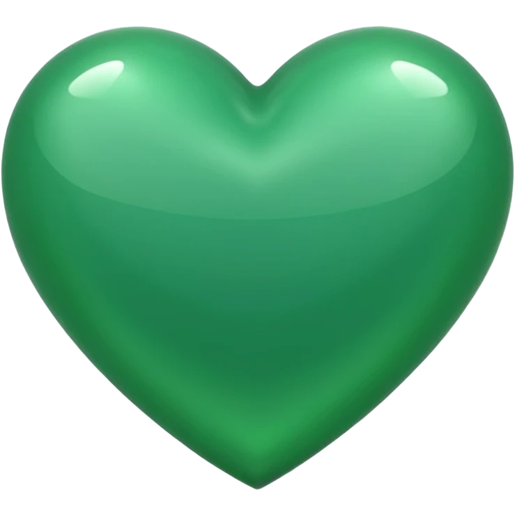 Green heart emoji