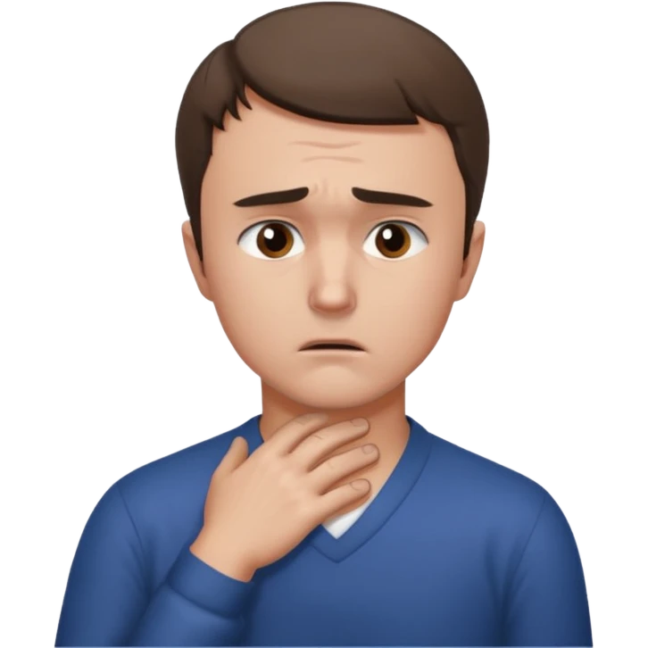 charlie kirk holding his neck with his left hand in pain emoji