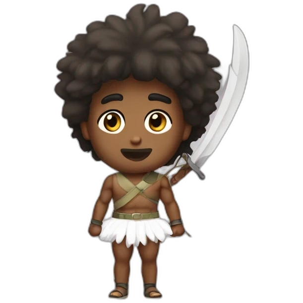 Rambo en tutu emoji