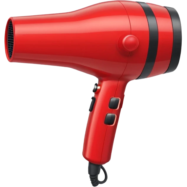 blow dryer, simple, no text emoji
