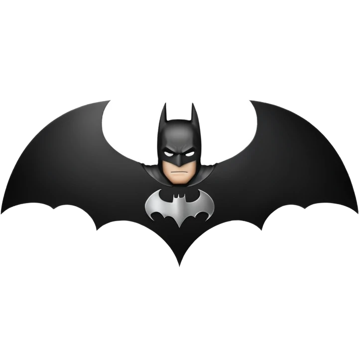 Nolan's batman logo emoji