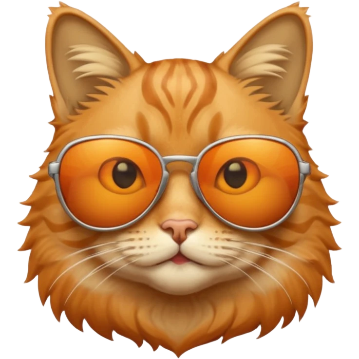 Cat wearing sunglasses emoji