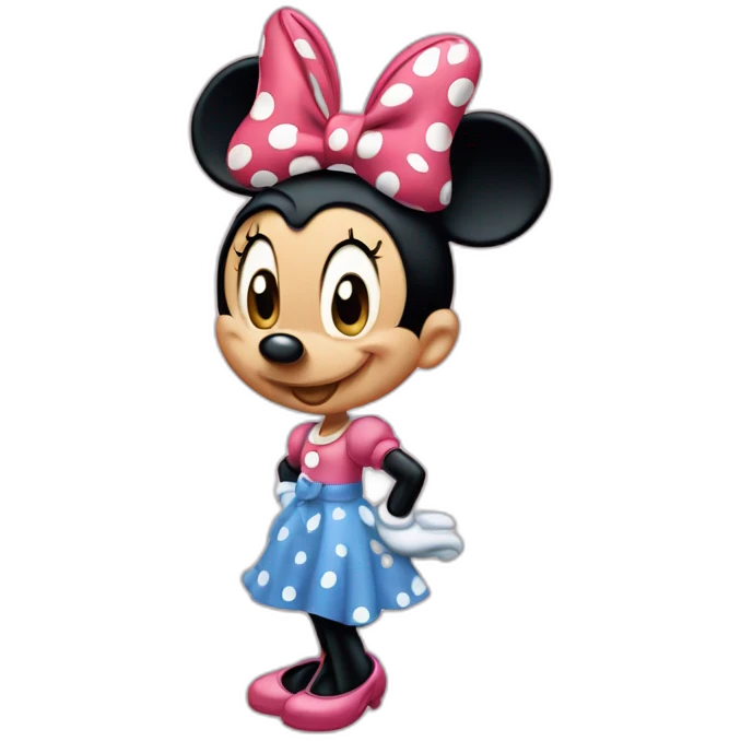  Classic Minnie Mouse  emoji