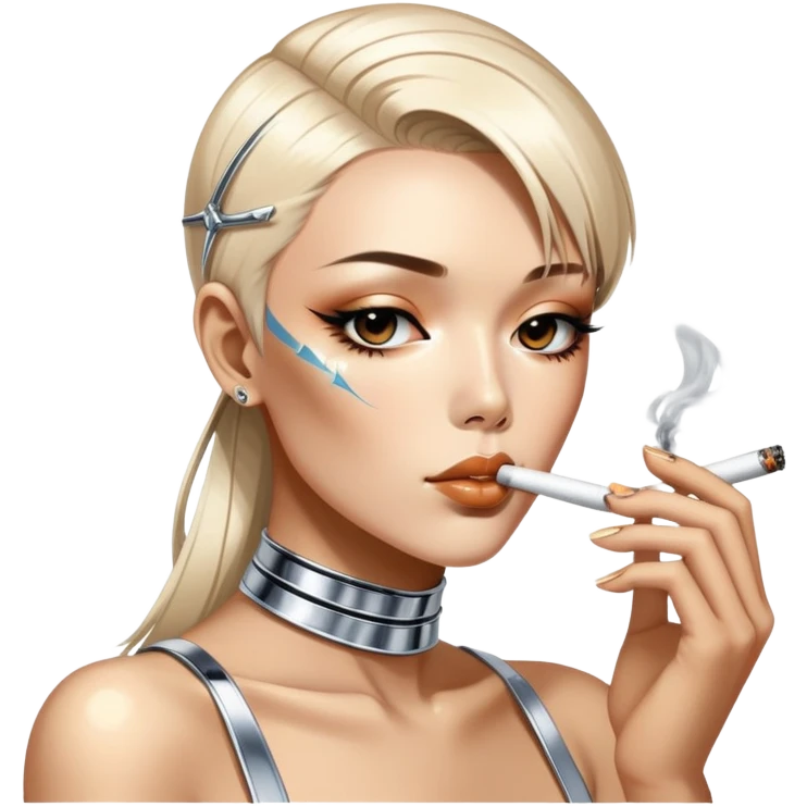 sorayama smoking emoji