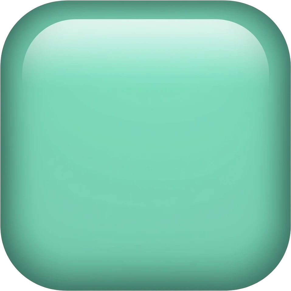 Mint square emoji