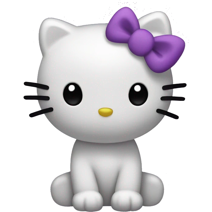 purple hello kitty  emoji