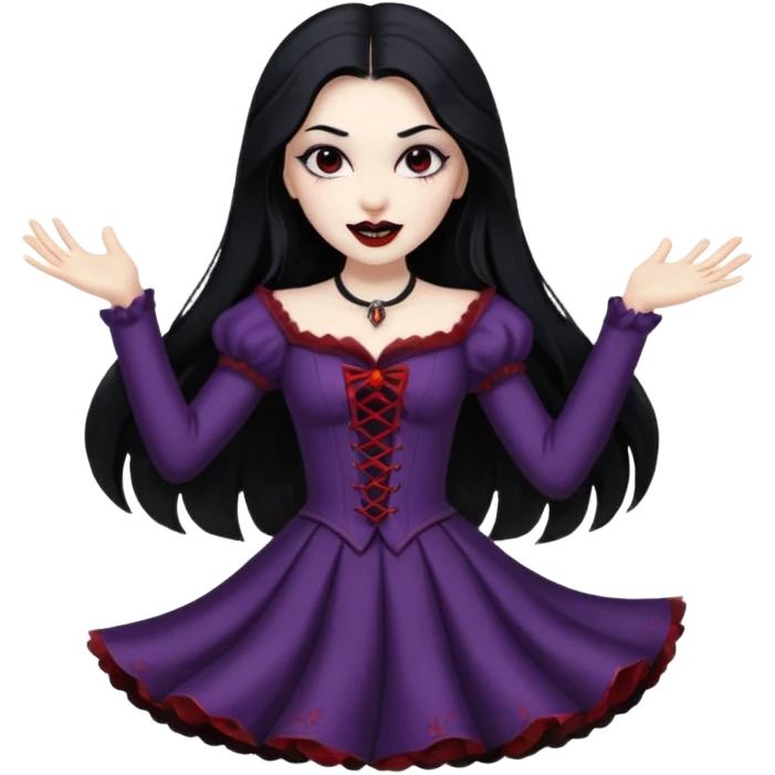Vampire Girl dancing  emoji