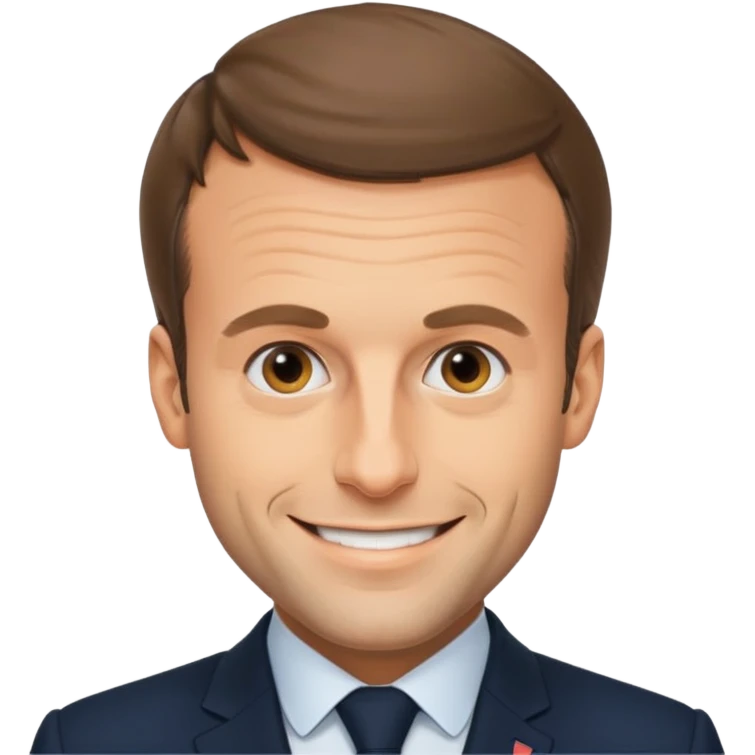 Emmanuel Macron emoji