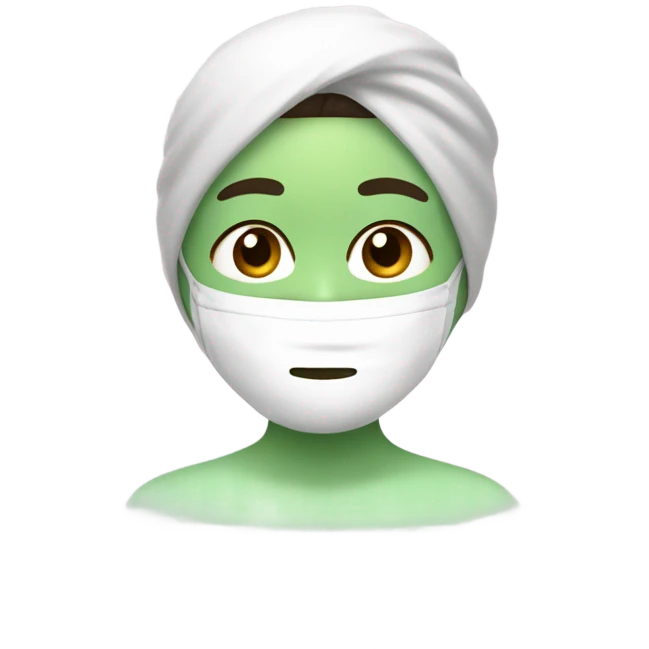 spa face mask emoji
