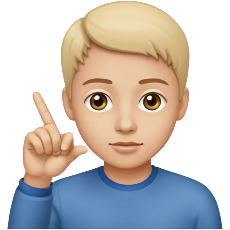 Eye-rolling emoji with one finger emoji