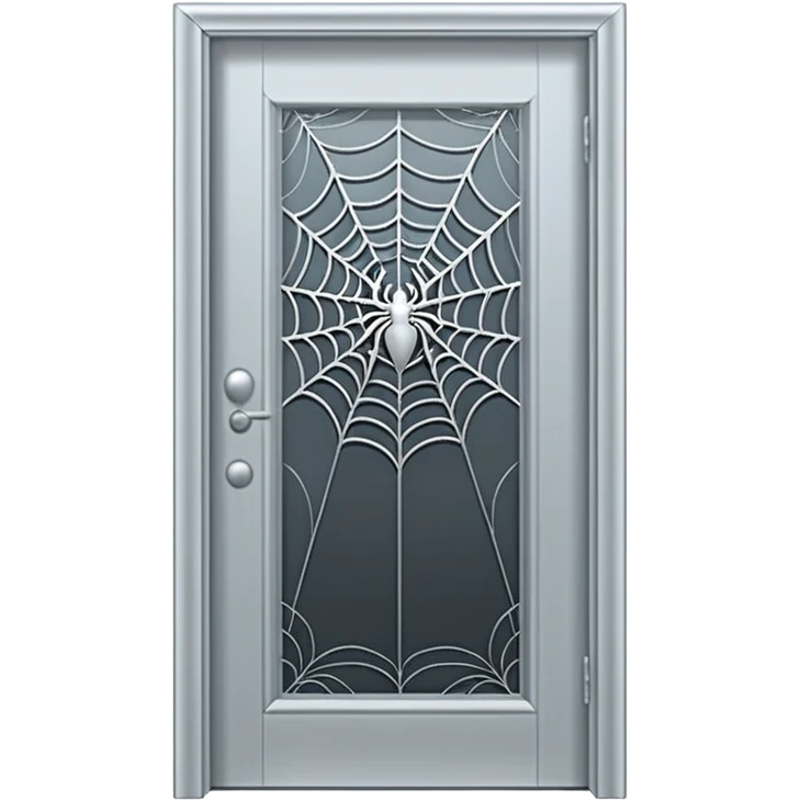 spider webs on door emoji